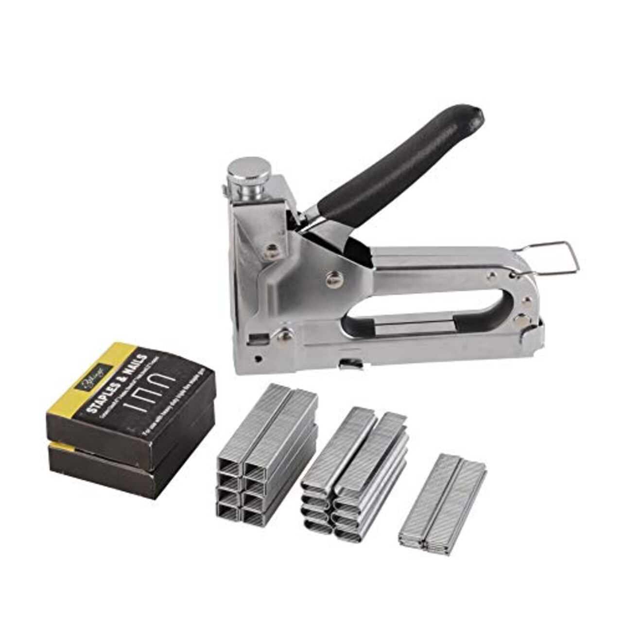 eZthings Staple Gun Professional Stapler Tool Set 3 in 1 Heavy
